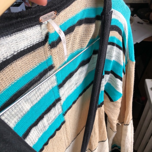 FREE PEOPLE BOHO RARE LINEN DUSTER XS - Picture 13 of 13